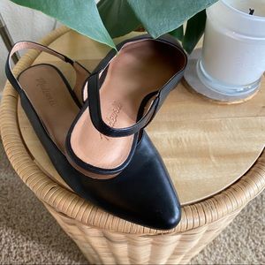 Margo Leather Slingback Flats